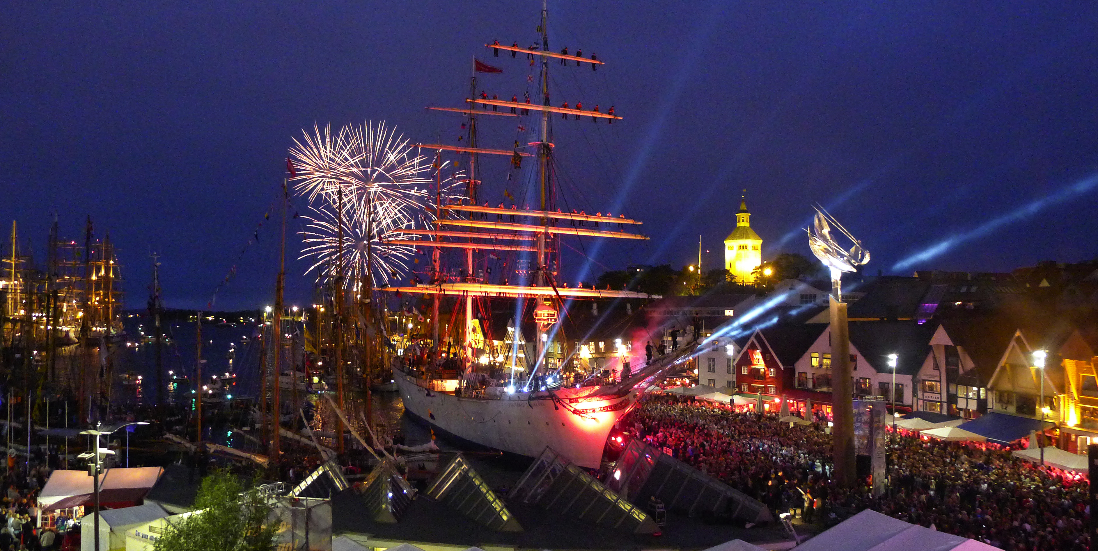 Avslutningsseremoni Tall Ship Races. Foto: Svein Olav Joakimsen.