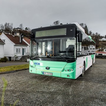 Elbuss til leie fra Tide i Bergen